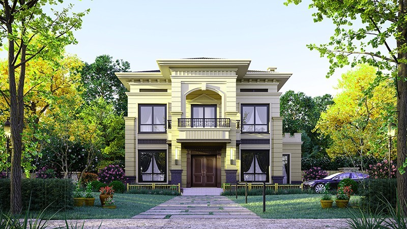 郫县中式合院住宅，开放庭院与邻里乡亲更亲近